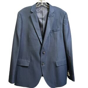 Joe Ferarr JF Navy NWT Size 46R Slim Fit Stretch Sport Coat Blazer